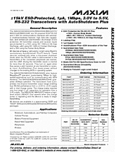 DataSheet MAX3244E pdf